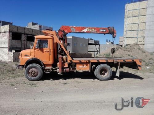 فروش کامیون جرثقیل بنز 911