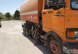خاور 808 مدل 86 با اتاق جاروب خیابانی