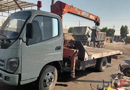جرثقیل و خودرو بر سه تن