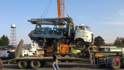 پمپ بتن ۲۱ متری